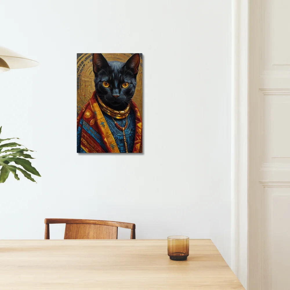 Crowned in Culture: The Tribal Cat