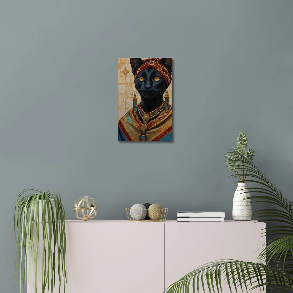 Crowned in Culture: The Tribal Cat