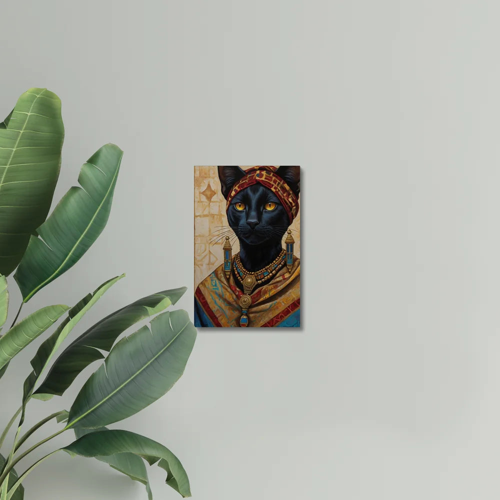 Crowned in Culture: The Tribal Cat