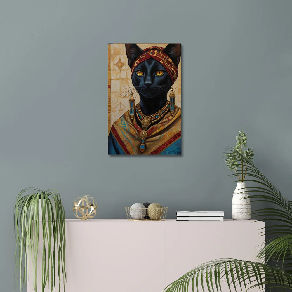 Crowned in Culture: The Tribal Cat