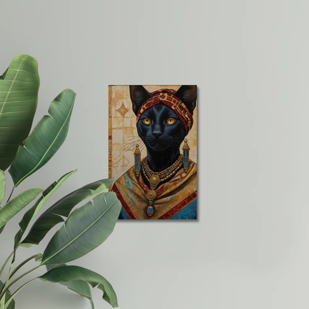 Crowned in Culture: The Tribal Cat