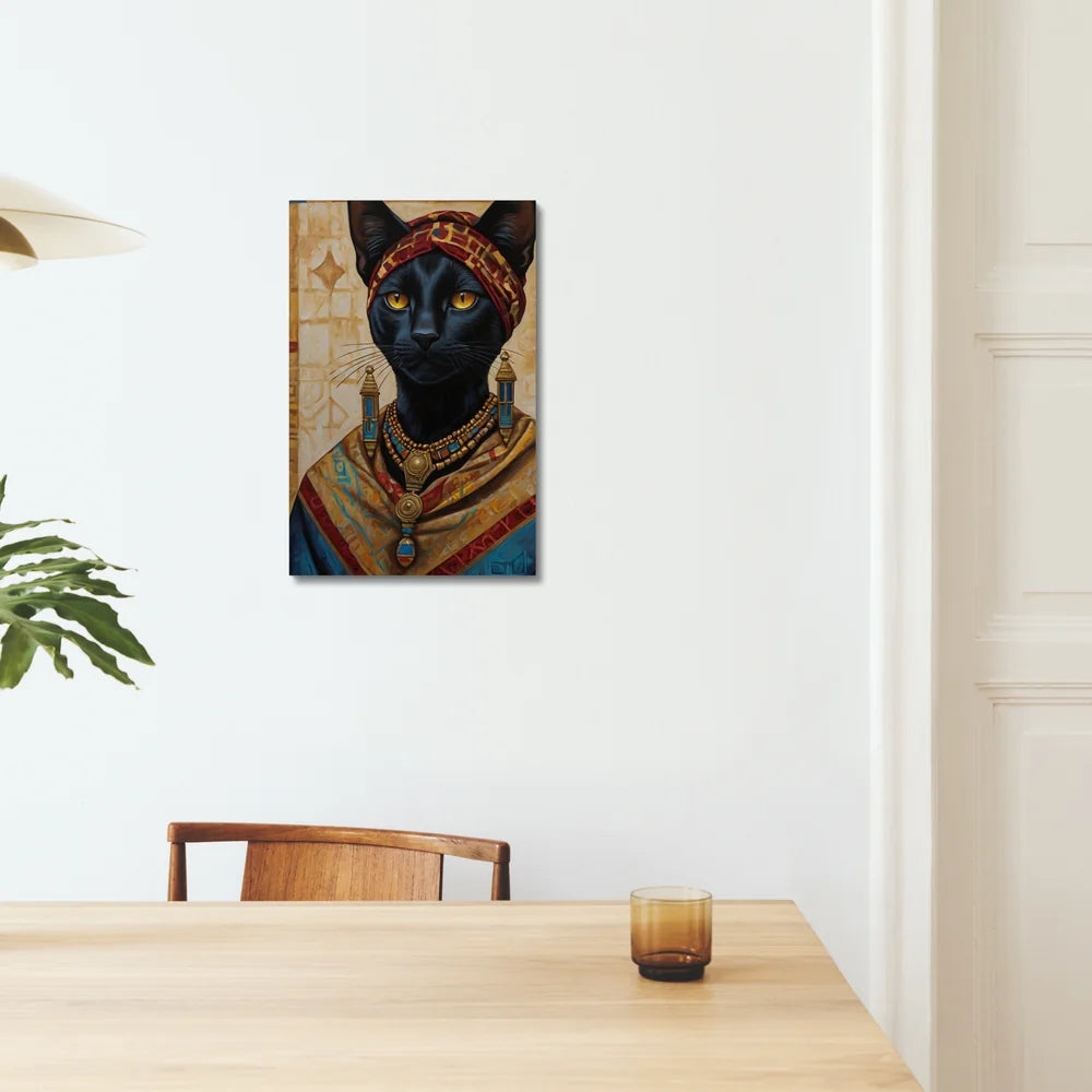 Crowned in Culture: The Tribal Cat