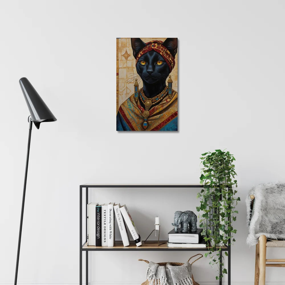 Crowned in Culture: The Tribal Cat