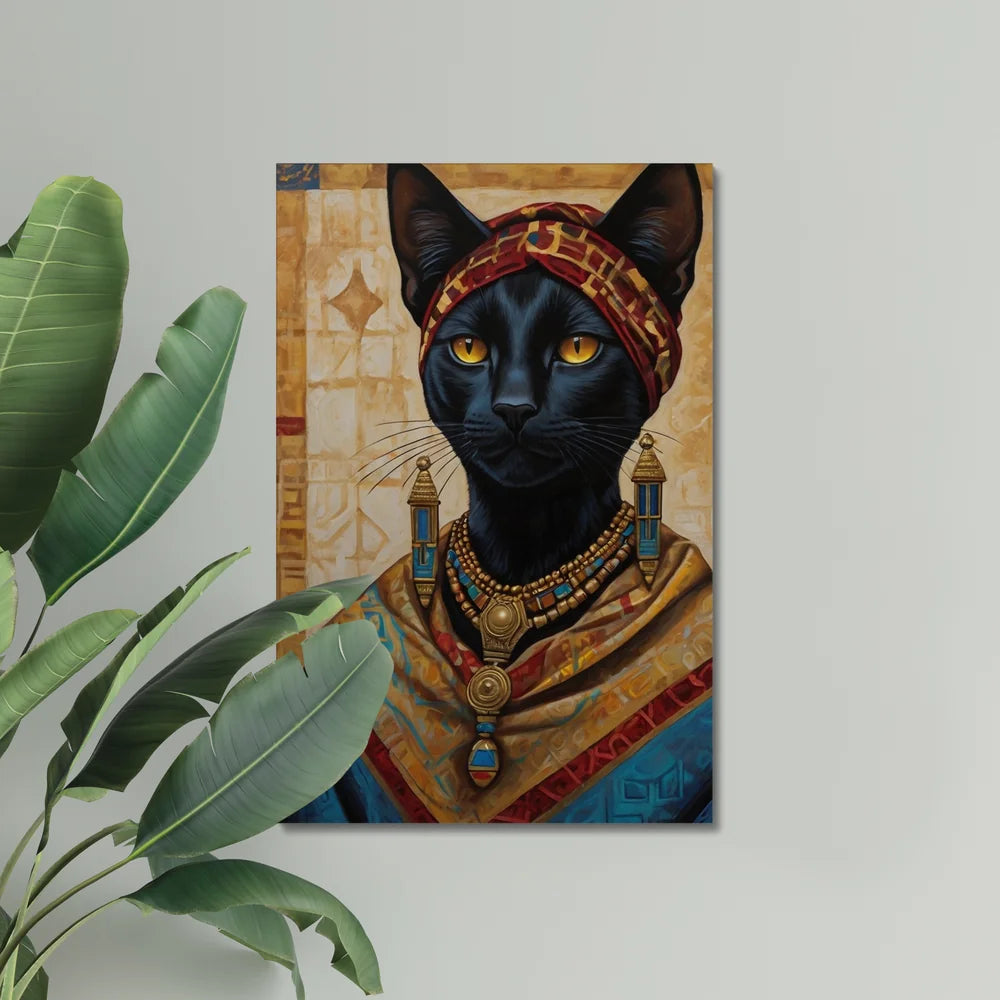 Crowned in Culture: The Tribal Cat