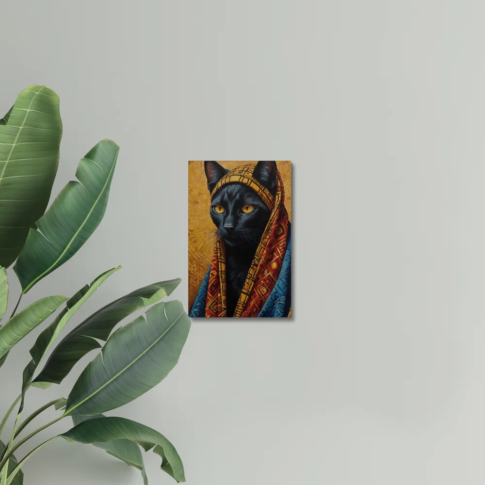 Crowned in Culture: The Tribal Cat