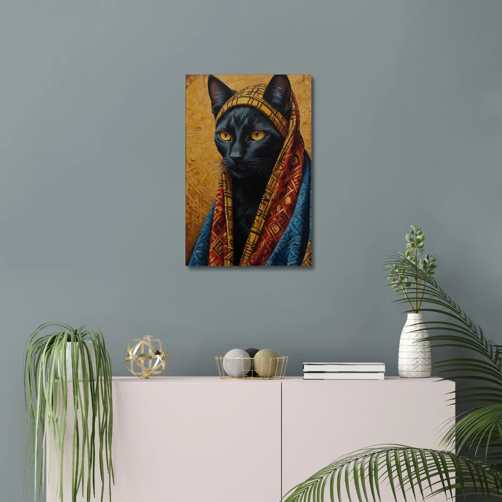 Crowned in Culture: The Tribal Cat