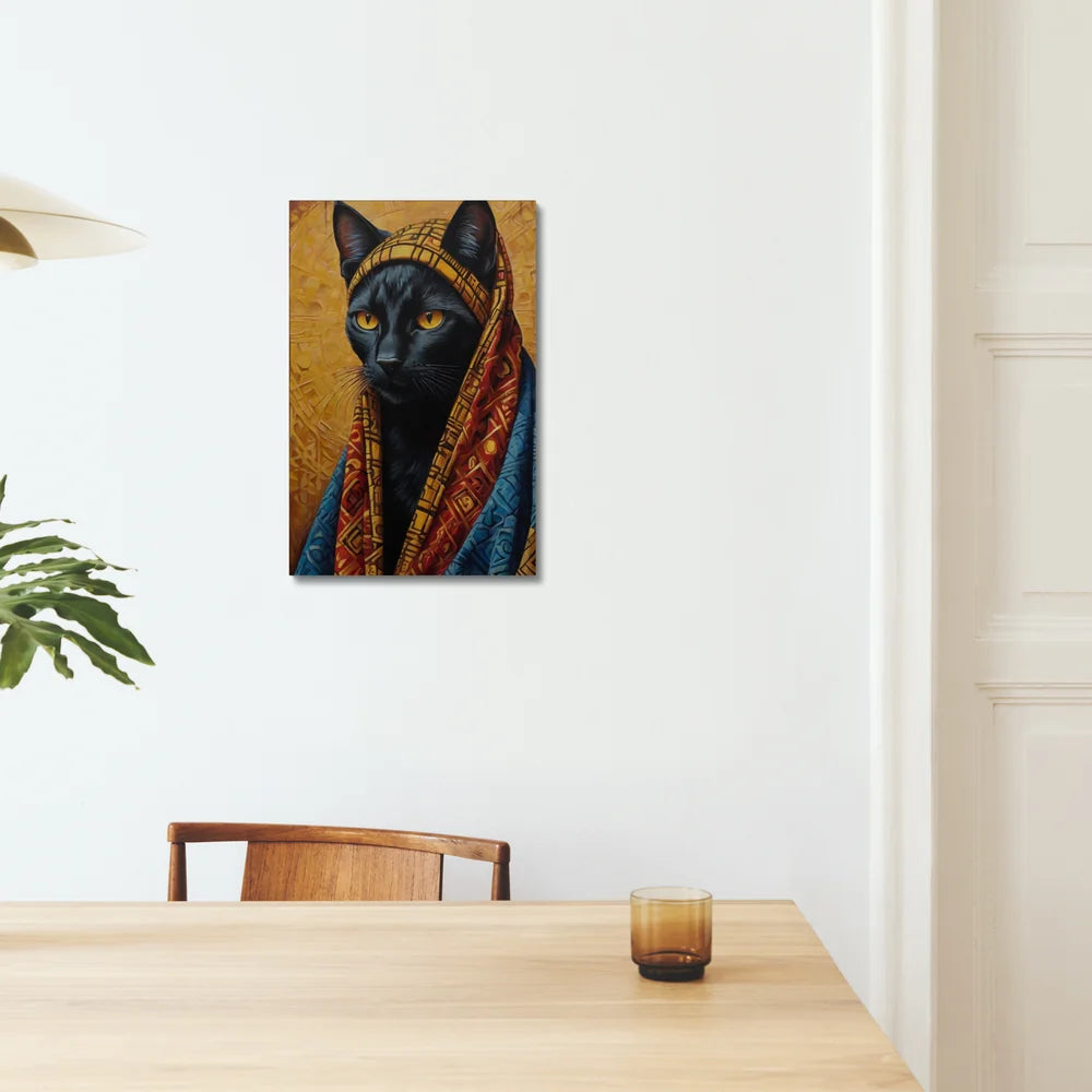 Crowned in Culture: The Tribal Cat