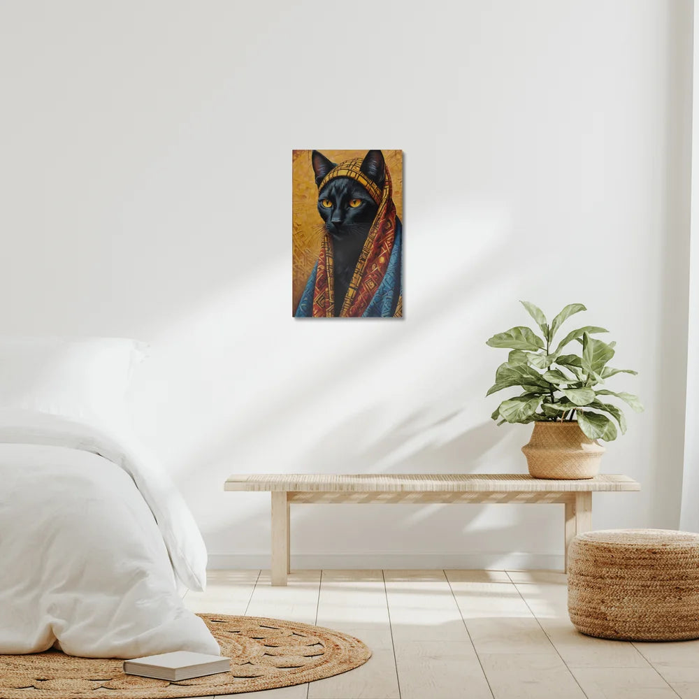 Crowned in Culture: The Tribal Cat
